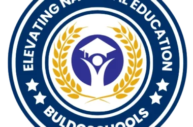 The blue and white color scheme conveys trust, integrity, and knowledge, reflecting the institution's commitment to providing innovative educational solutions.